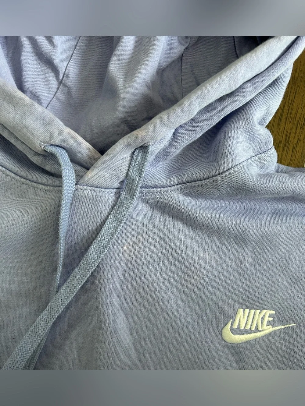 Nike Women’s Lavender Pullover Hoodie Size Large Embroidered Swoosh